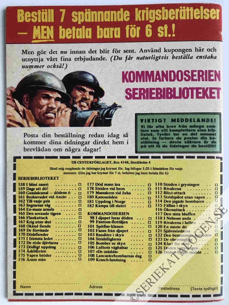 Baksida på De skoningslösa (1968)