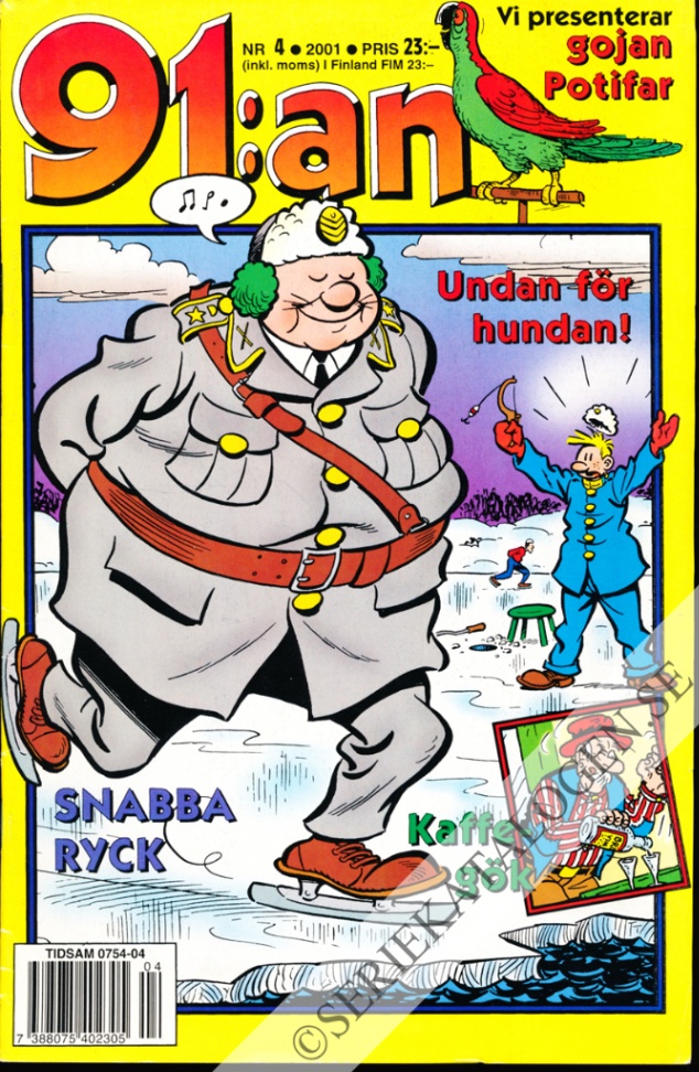 Framsida på 91:an #4 (2001)