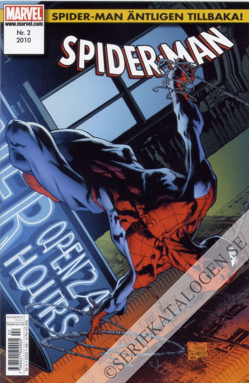 Framsida på Spider-Man #2 (2010)
