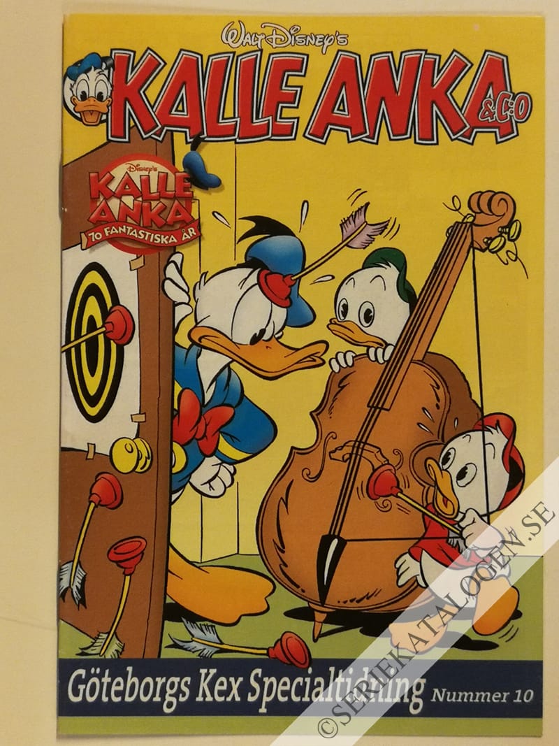 Framsida på Kalle Anka & C:o - Göteborgs Kex specialtidning #10 (2004)
