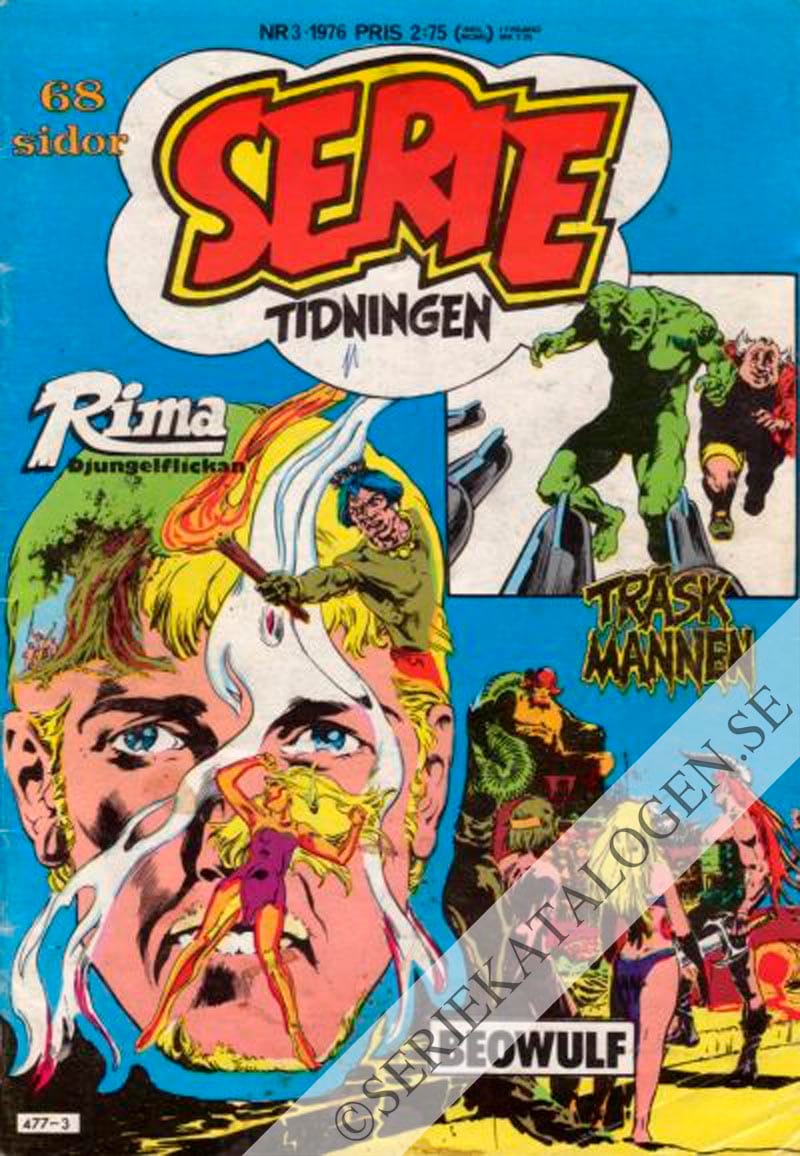 Framsida på Serietidningen #3 (1976)