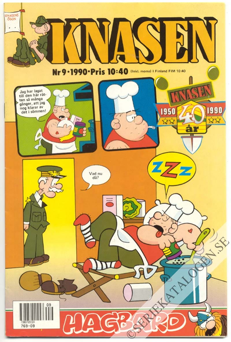 Framsida på Knasen #9 (1990)