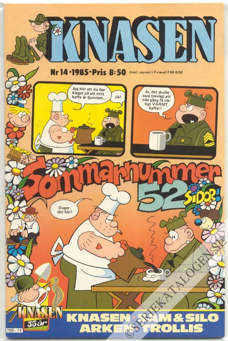 Framsida på Knasen #14 (1985)