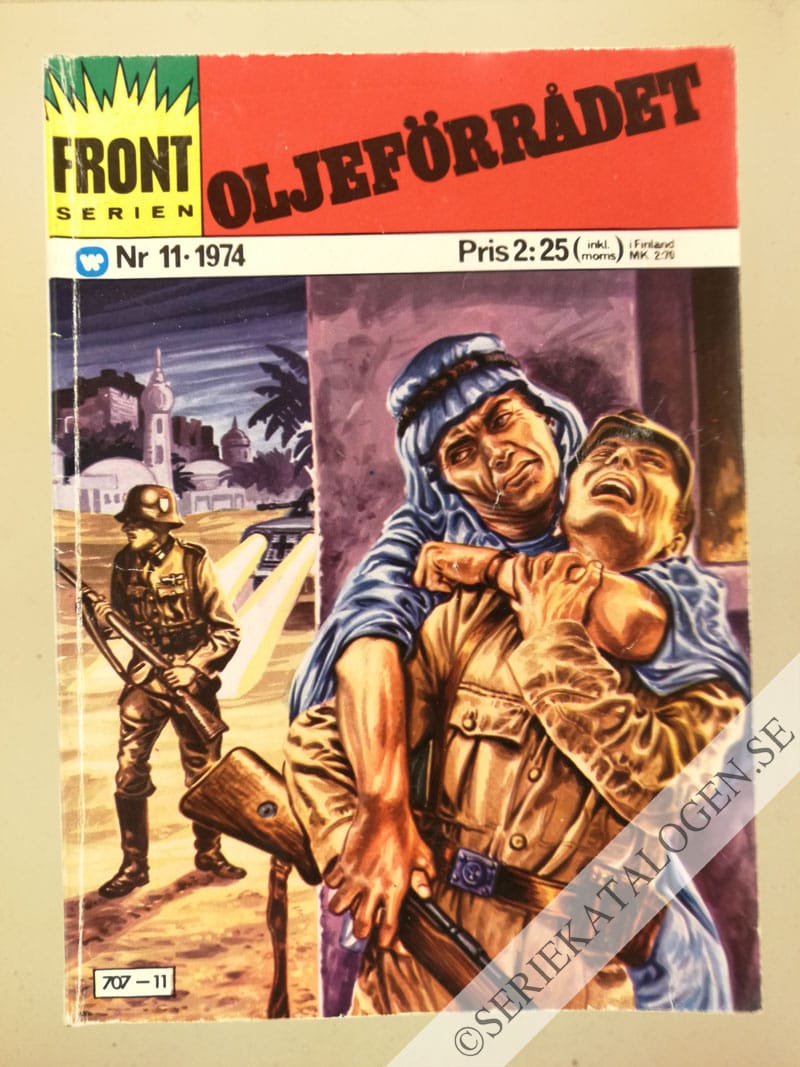 Framsida på Frontserien #11 - Oljeförrådet (1974)