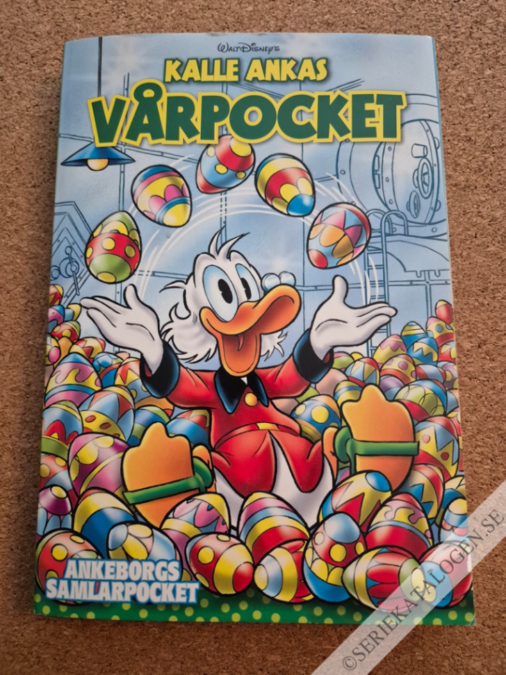 Framsida på Ankeborgs samlarpocket Kalle Ankas vårpocket (2022)