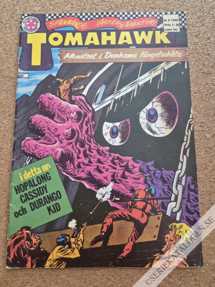 Framsida på Tomahawk #5 (1966)