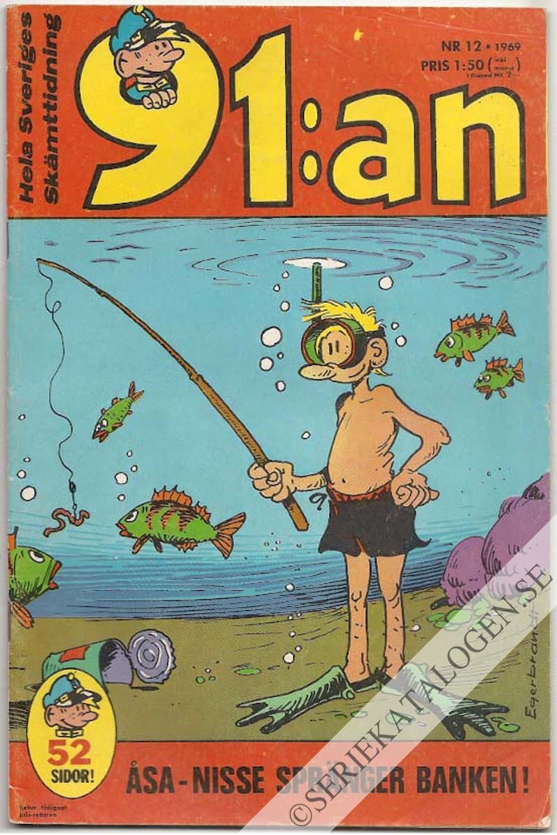 Framsida på 91:an #12 (1969)