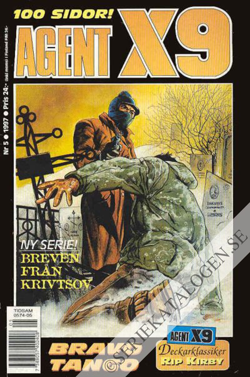 Framsida på Agent X9 #5 (1997)