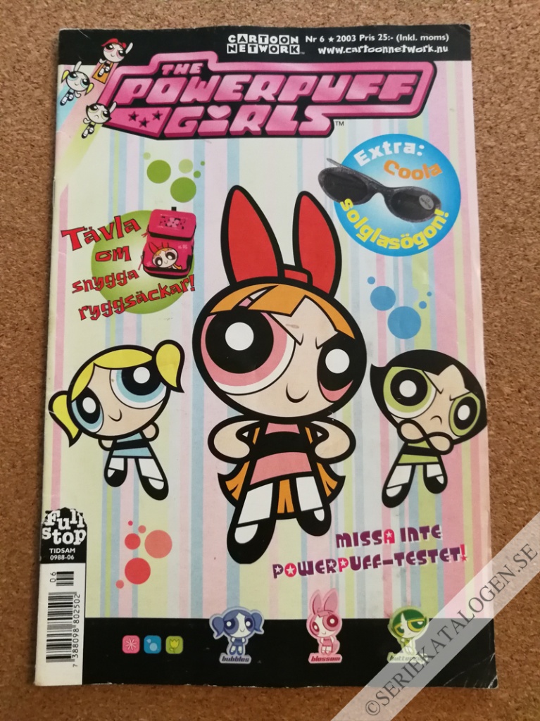 Framsida på The Powerpuff Girls #6 (2003)