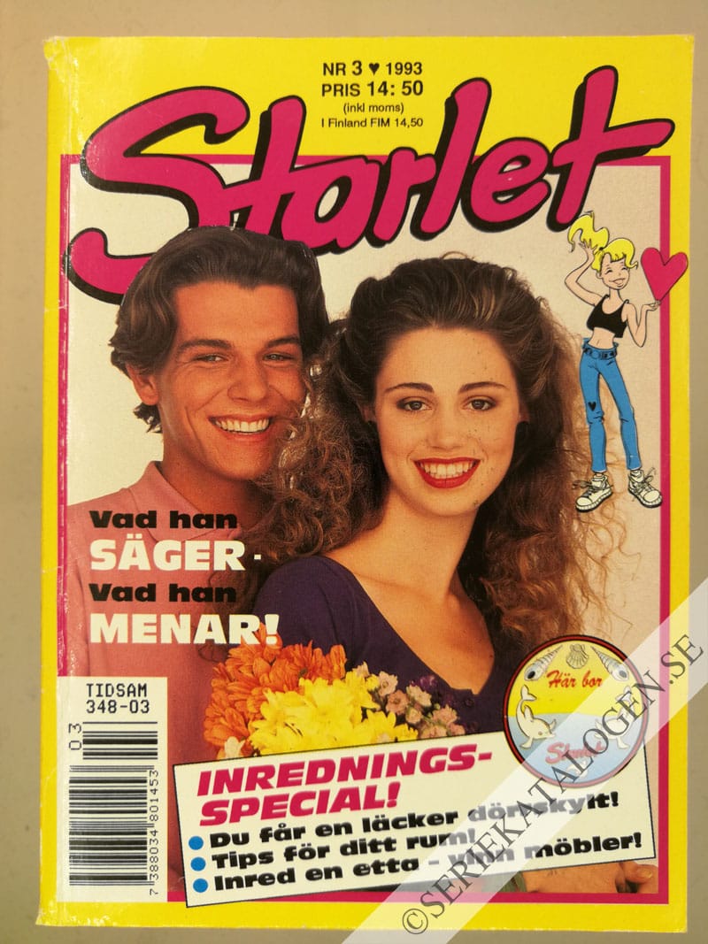 Framsida på Starlet #3 (1993)