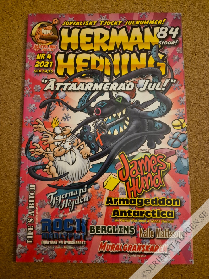 Framsida på Herman Hedning #6 (2021)