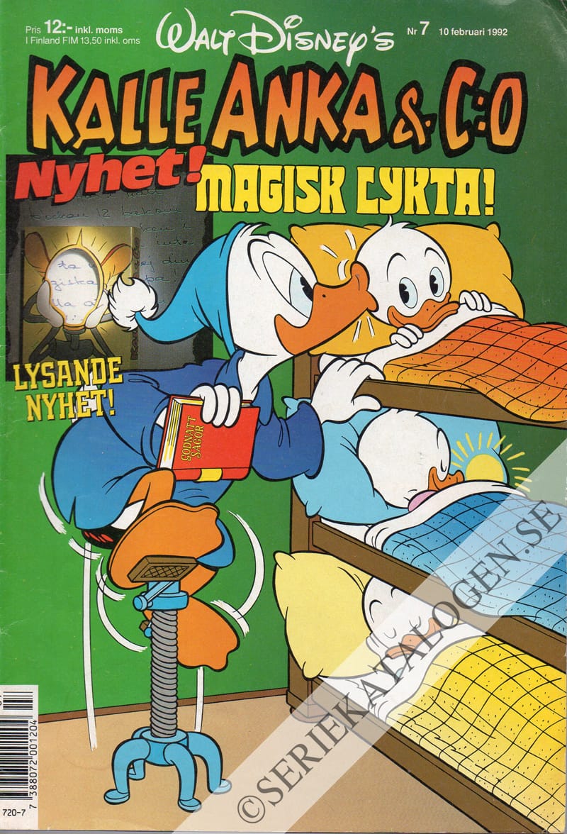 Framsida på Kalle Anka & C:o #7 (1992)