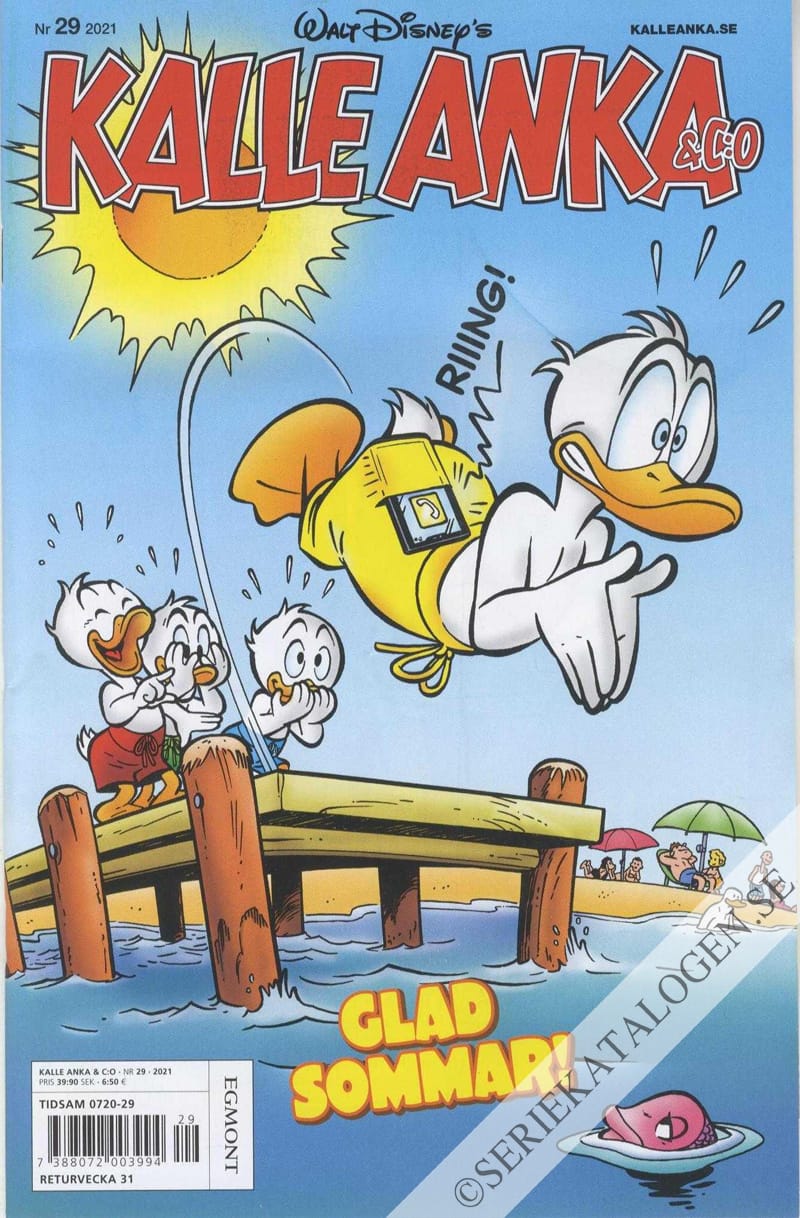Framsida på Kalle Anka & C:o #29 (2021)