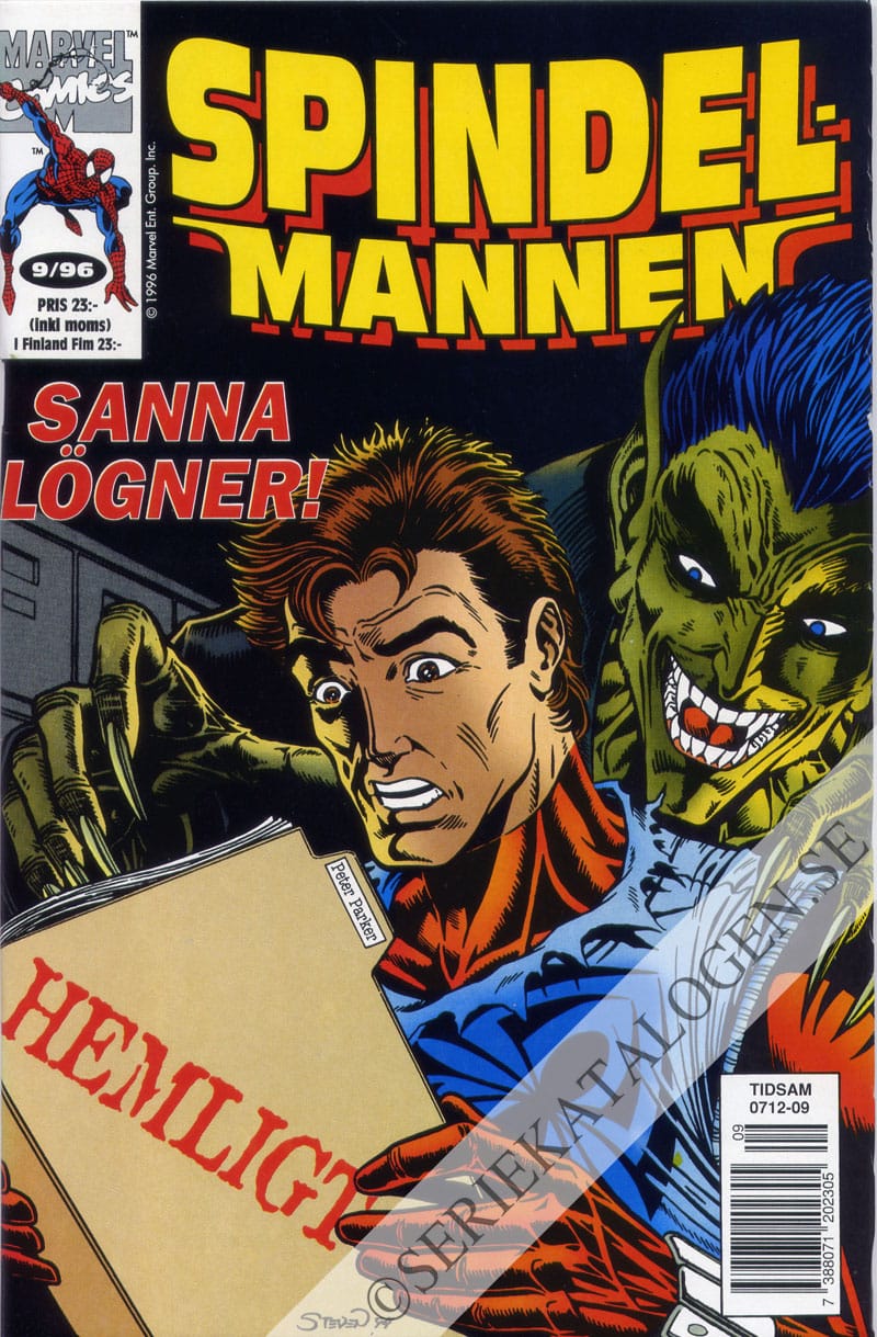 Framsida på Spindelmannen #9 (1996)