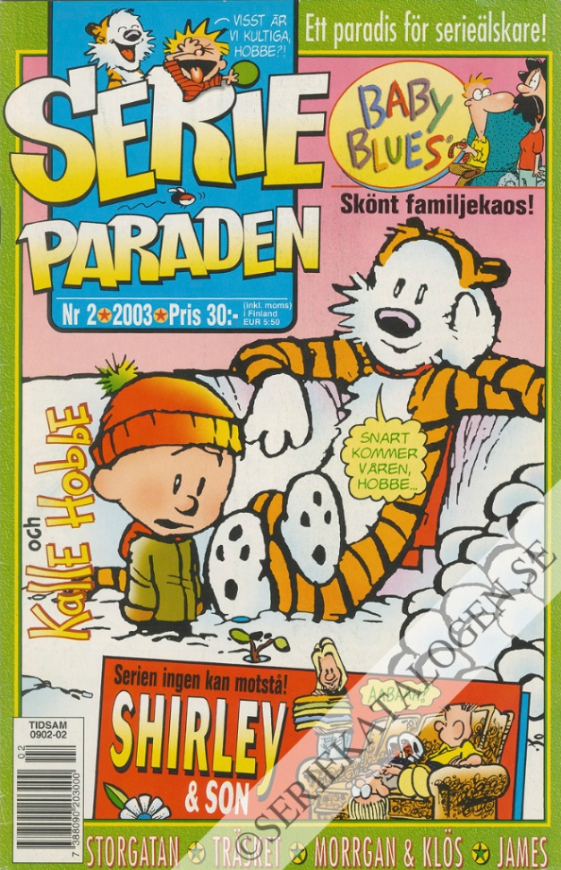 Framsida på Serie-paraden #2 (2003)