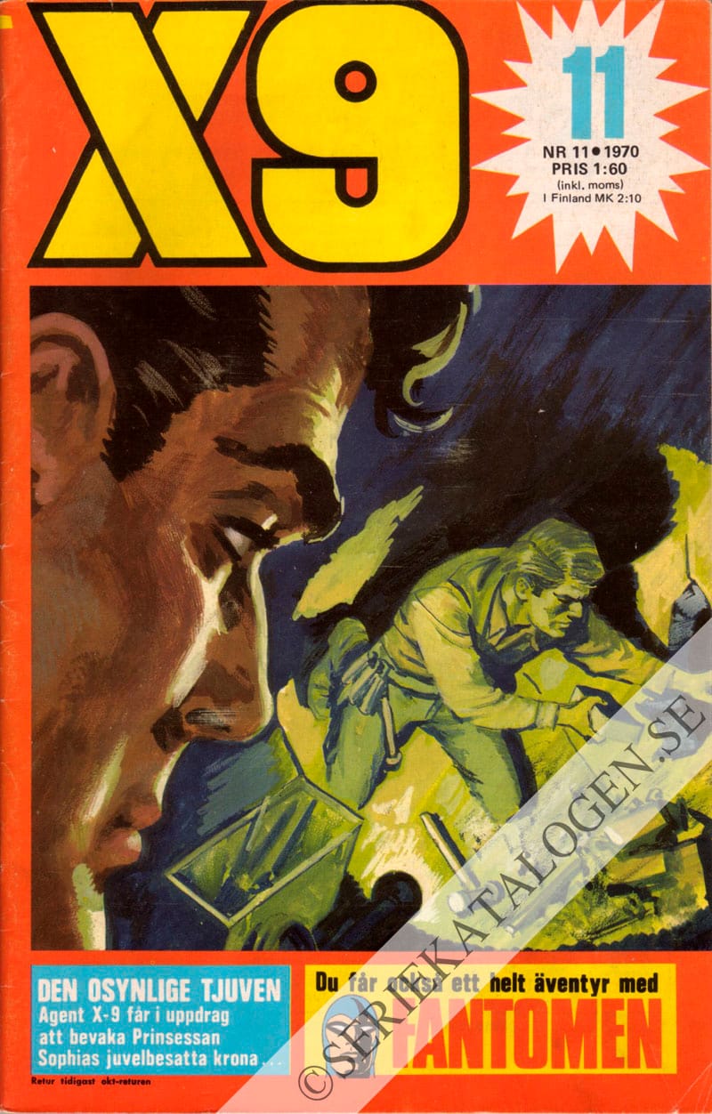 Framsida på X9 #11 (1970)