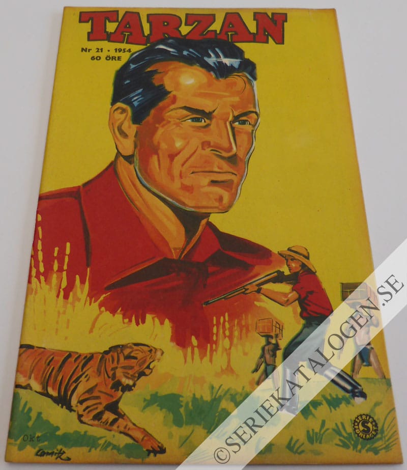 Framsida på Tarzan #21 (1954)