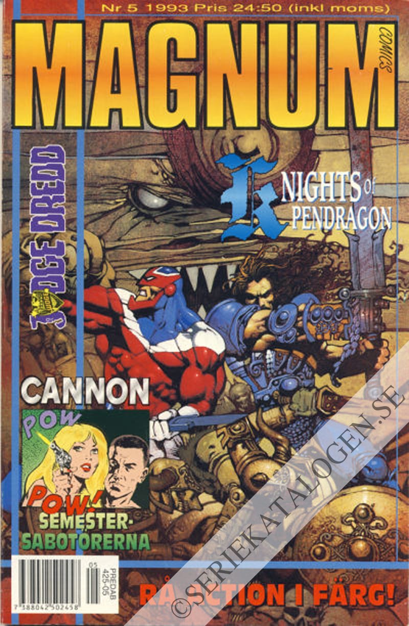 Framsida på Magnum comics #5 (1993)