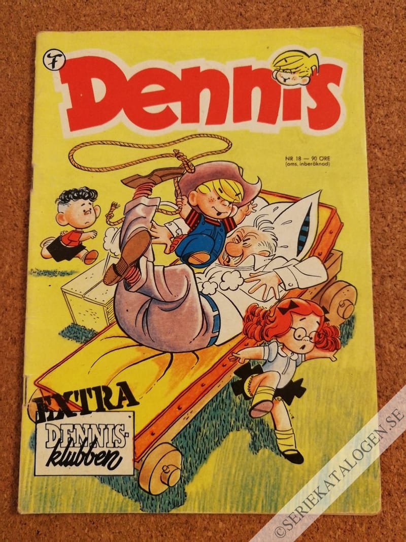 Framsida på Dennis #18 (1962)
