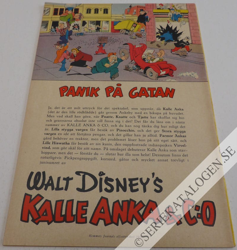Baksida på Lilla Stygga Vargen (1954)