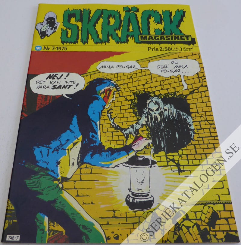 Framsida på Skräckmagasinet #7 (1975)