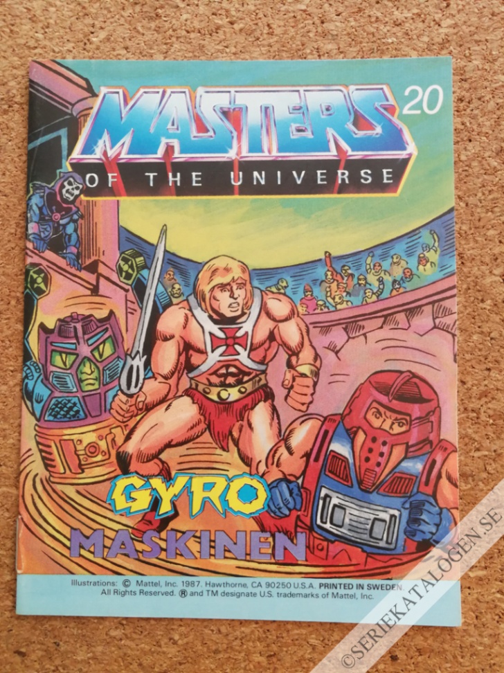 Framsida på Masters of the universe Gyromaskinen (1987)
