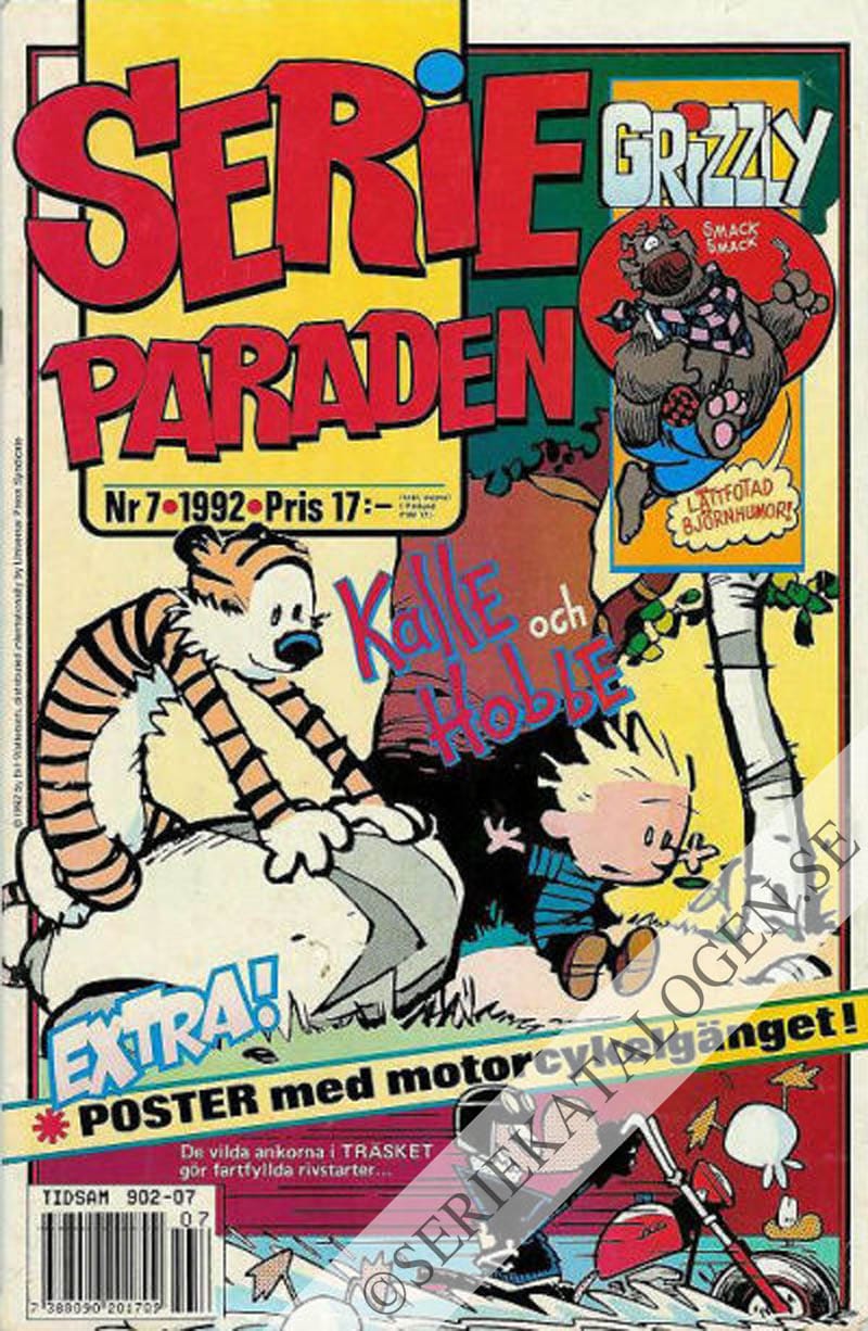 Framsida på Serie-paraden #7 (1992)