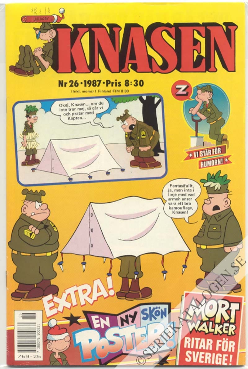 Framsida på Knasen #26 (1987)