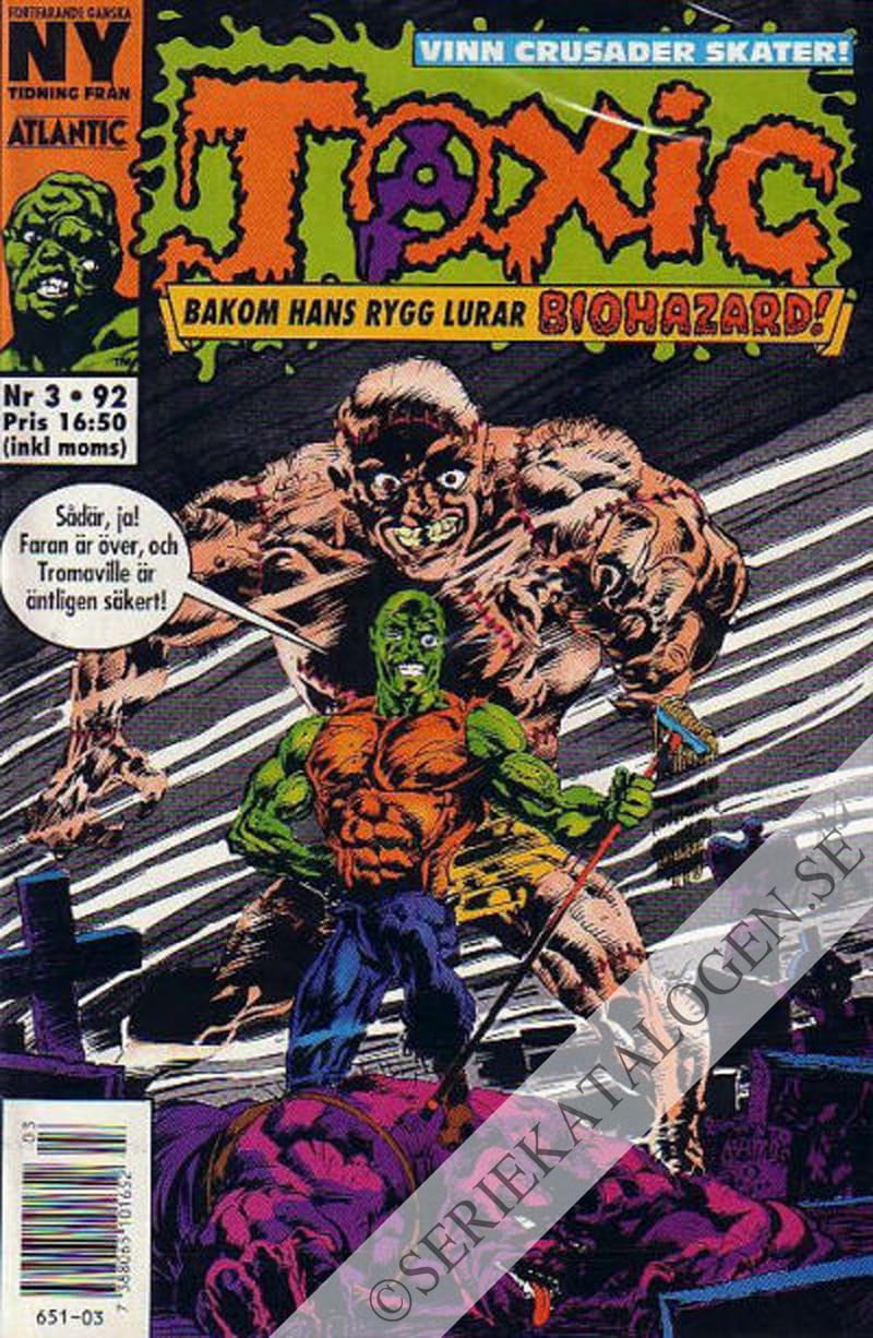 Framsida på Toxic #3 (1992)