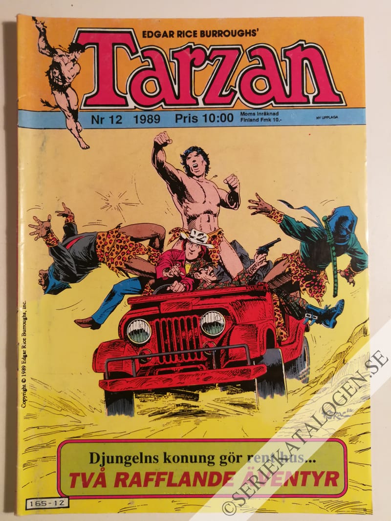 Framsida på Tarzan #12 (1989)