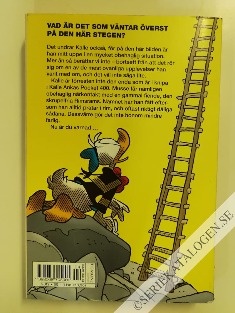 Baksida på Kalle Kalle Kalle Kalle (2012)