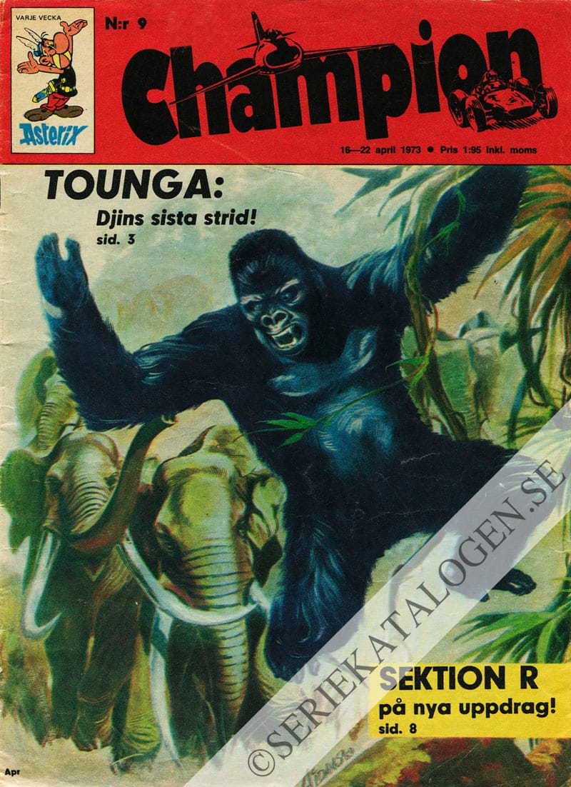 Framsida på Champion #9 (1973)