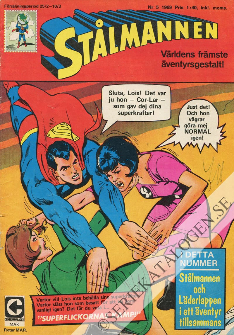 Framsida på Stålmannen #5 (1969)