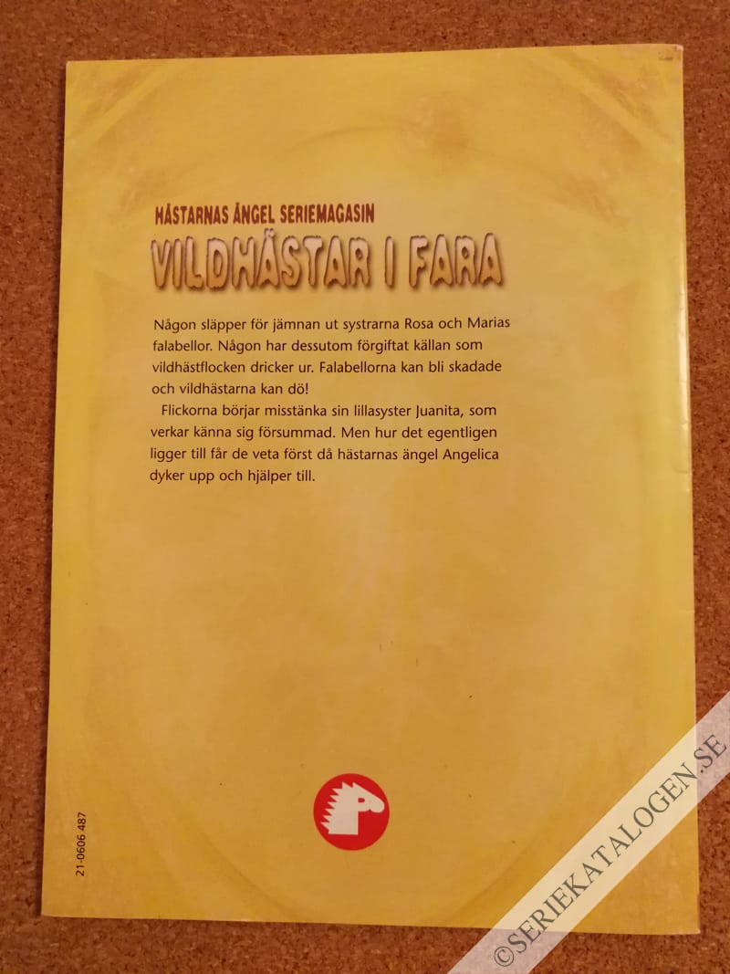 Baksida på Vildhästar i fara (2006)