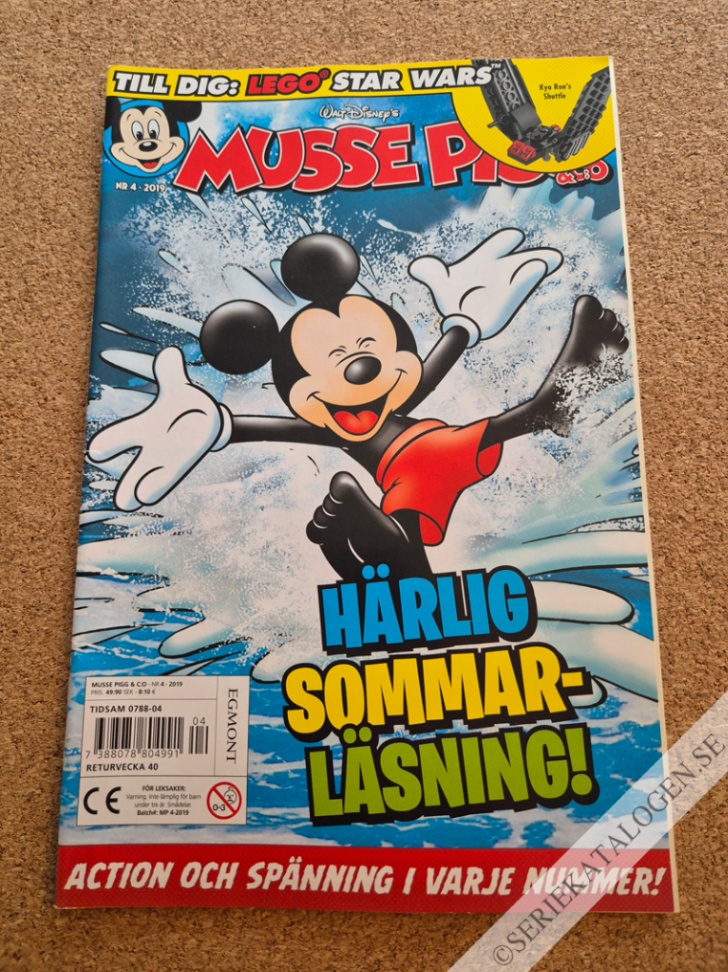 Framsida på Musse Pigg & C:o #4 (2019)