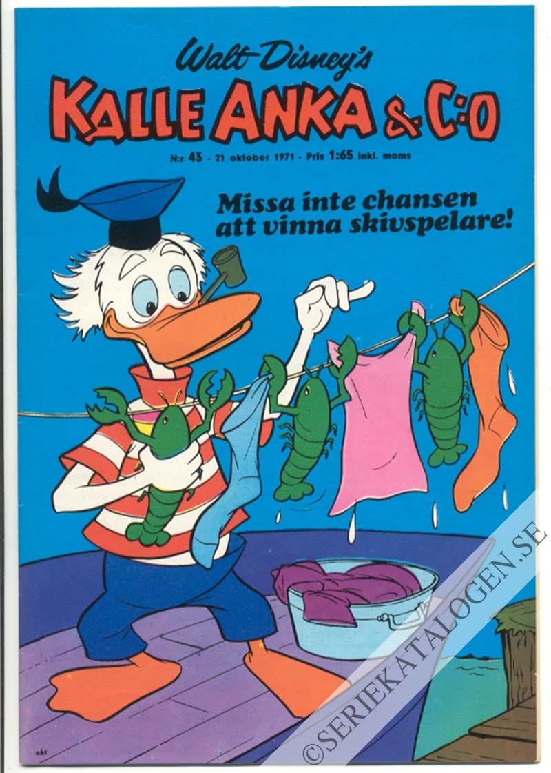 Framsida på Kalle Anka & C:o #43 (1971)