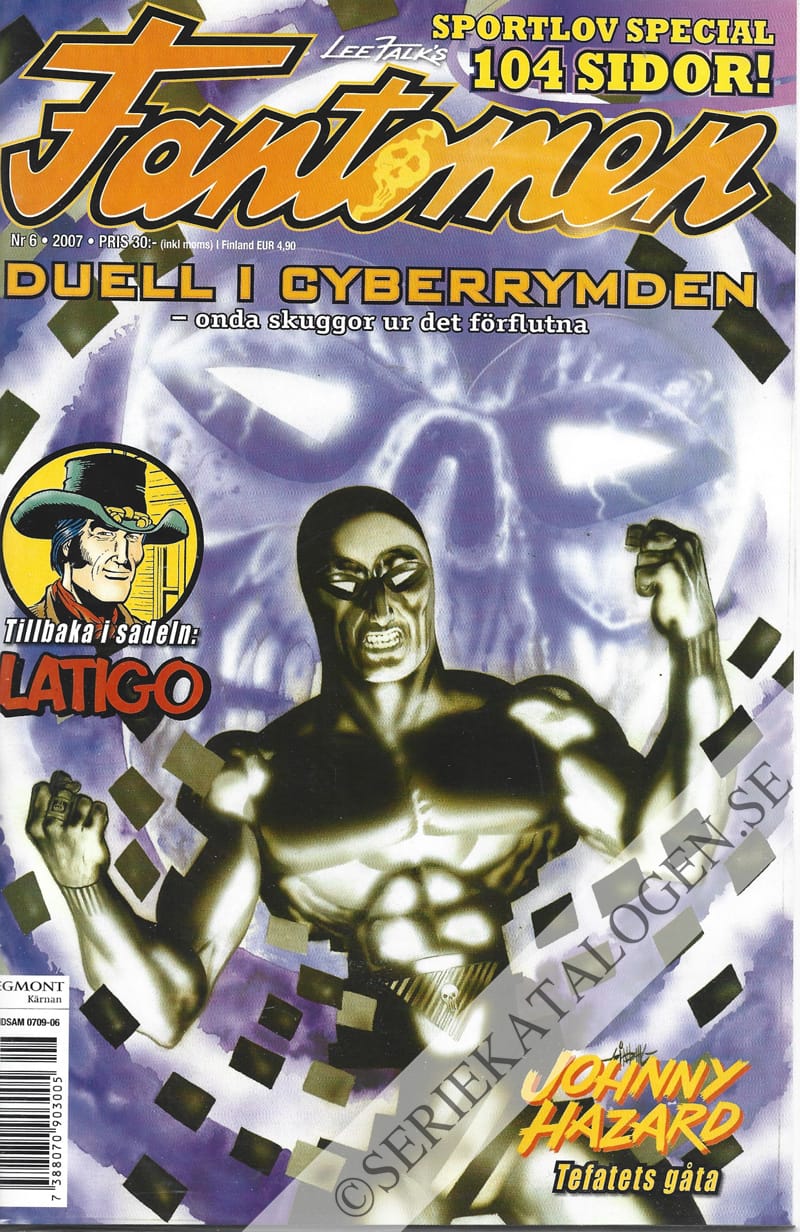 Framsida på Fantomen #6 (2007)