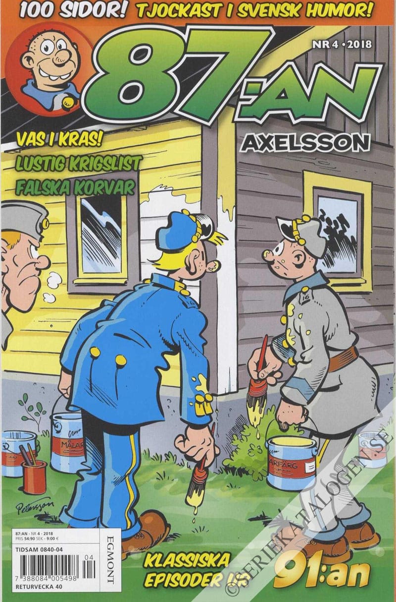 Framsida på 87:an Axelsson #4 (2018)