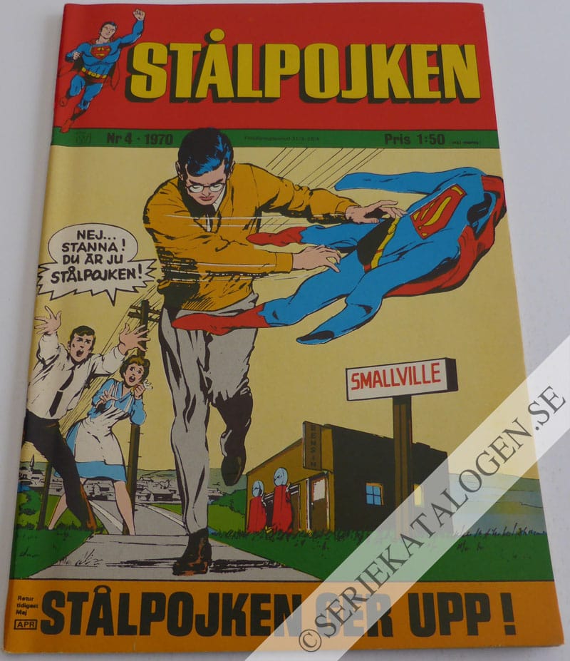 Framsida på Stålpojken #4 (1970)