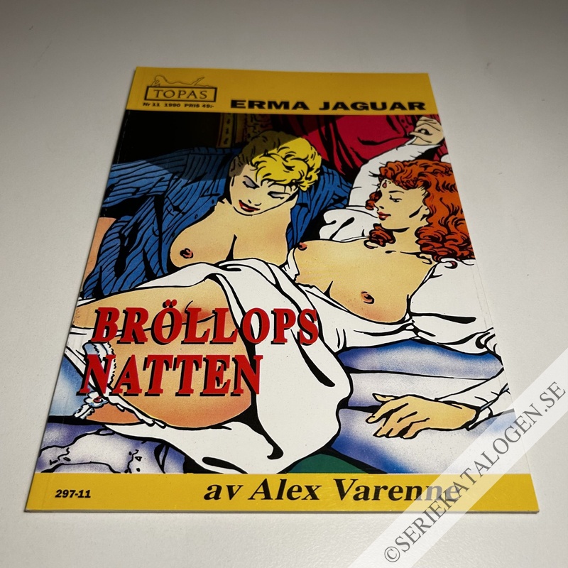 Framsida på Topas Erma Jaguar - Bröllopsnatten (1990)