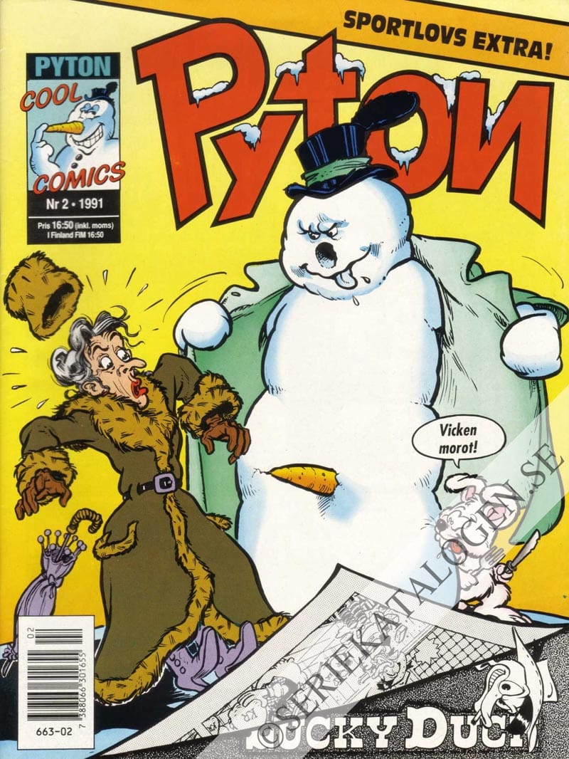 Framsida på Pyton #2 (1991)