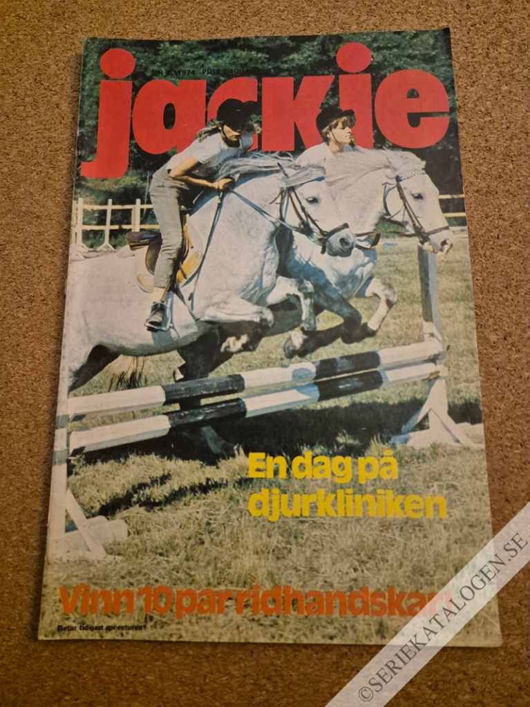 Framsida på Jackie #4 (1974)