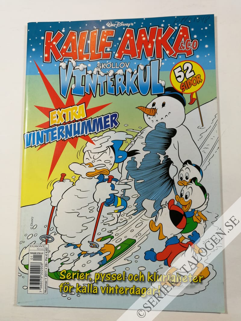 Framsida på Kalle Anka & C:o - Skollov Vinterkul (2011)