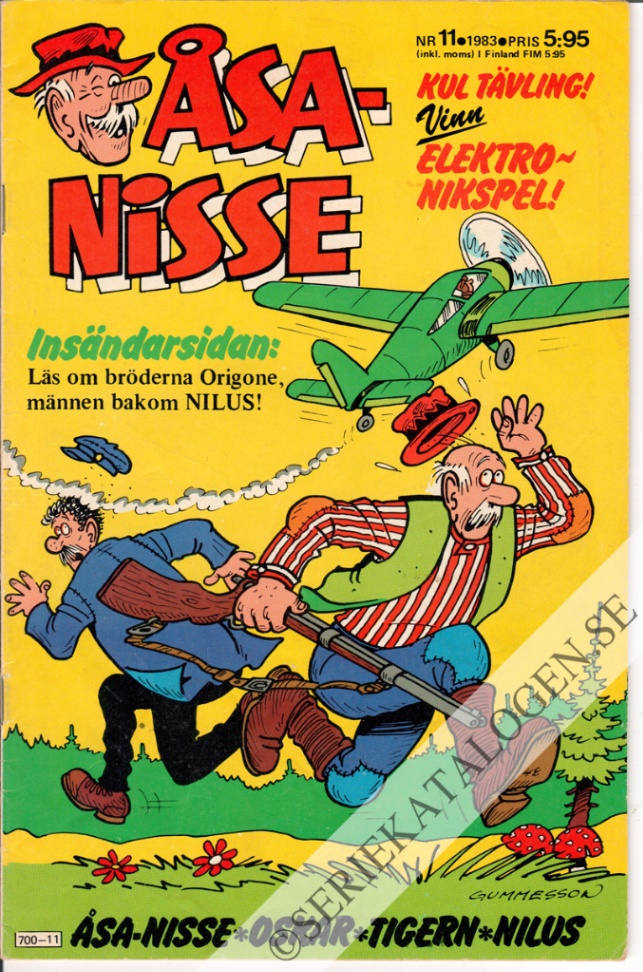 Framsida på Åsa-Nisse #11 (1983)