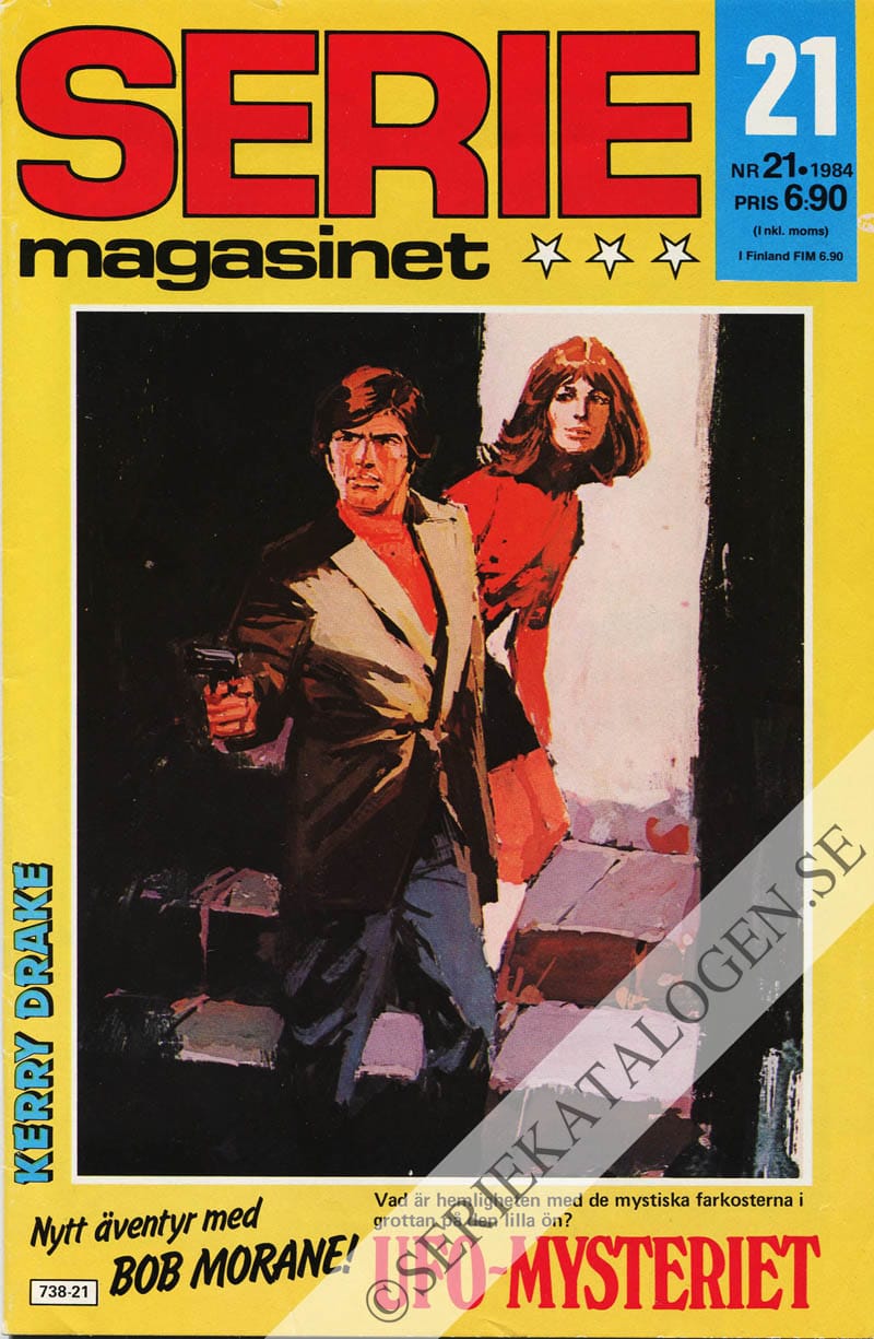 Framsida på Seriemagasinet #21 (1984)