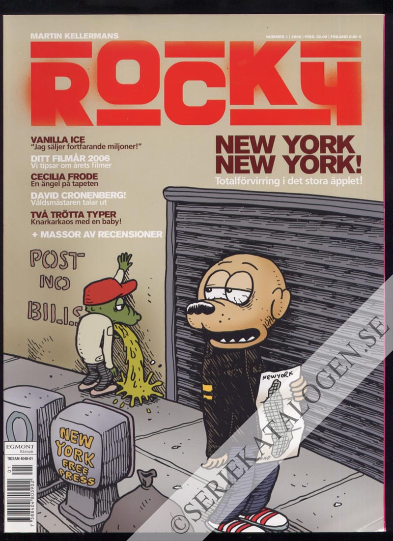 Framsida på Martin Kellermans Rocky New York New York (2006)