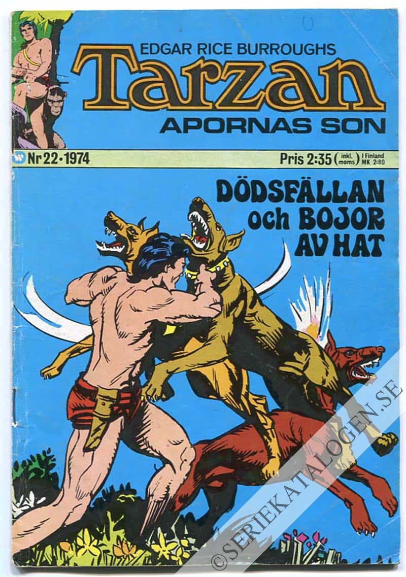 Framsida på Tarzan #22 (1974)