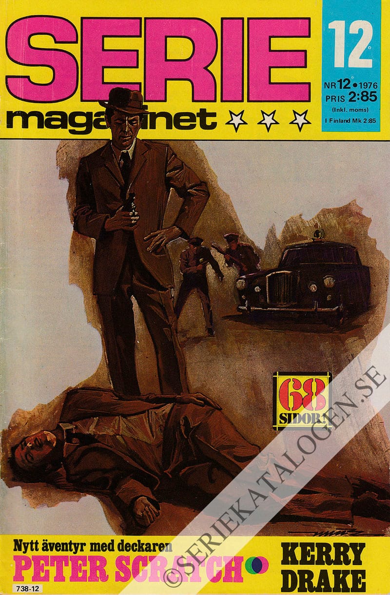 Framsida på Seriemagasinet #12 (1976)
