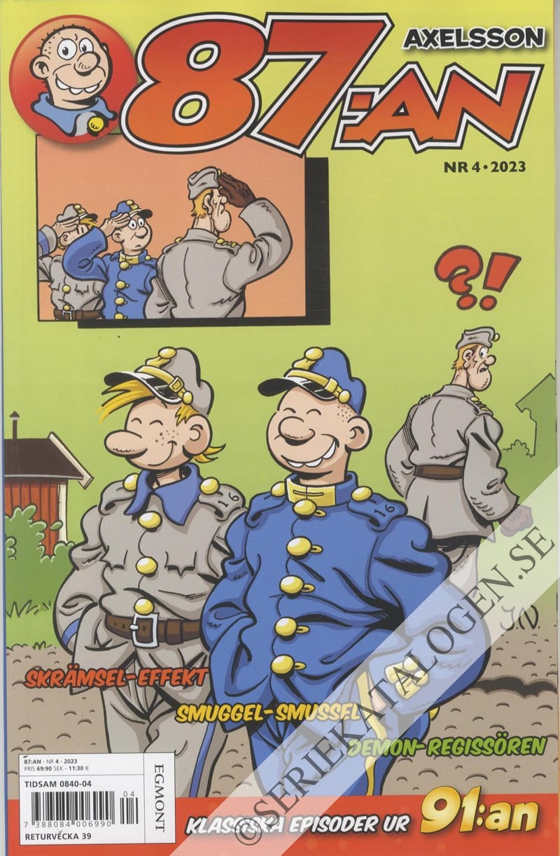 Framsida på 87:an Axelsson #4 (2023)