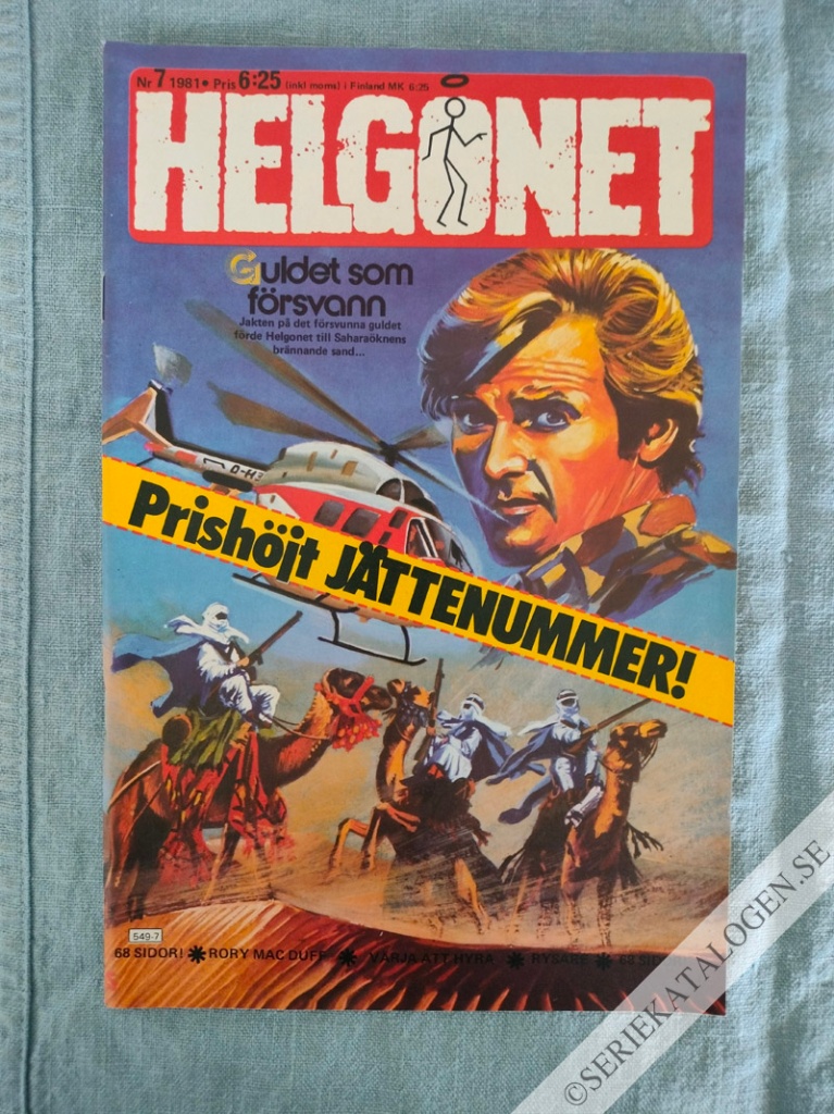 Framsida på Helgonet #7 (1981)